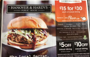 Hanover Hardy's Public House food
