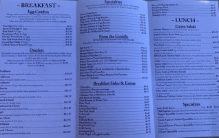 The Palms Cafe La Quinta menu