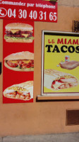 Le Miam Tacos food