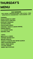 Green Soma Vegan Cafe menu