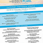 Hidden Pearl menu