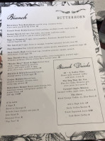 Butterhorn menu
