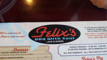 Felix's Bbq With Soul inside