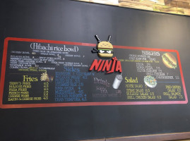 Ninja Grill menu