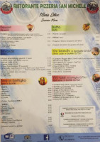 San Michele Pizzeria menu