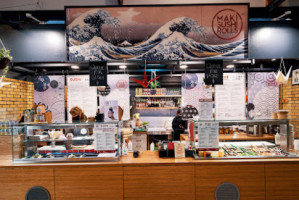 Maki Sushi Rolls Food Stand inside