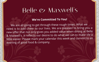 Belle & Maxwell's food