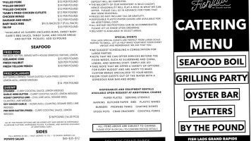 Carvers menu