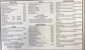 La Vita Mia Pizza And Panini Italian Specialties Market menu