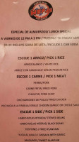 Wepaa Puerto Rican menu