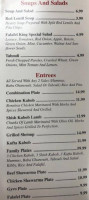 Falafel King Of New Orleans menu
