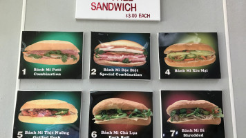 Ba Lee Sandwich Shop food