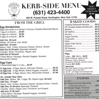 Kerber's Farm menu