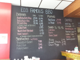Ed's Famous Bbq menu