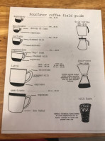 Pour Favor Coffee Shop menu
