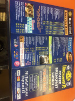 C And B Luncheonette menu