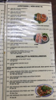 Phở Thiên Ý menu