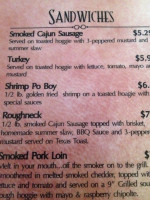 Almost Famous Smokehouse and Grill menu
