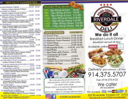 352 Riverdale Food Center Corp menu