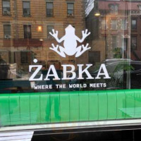 Zabka Cafe outside