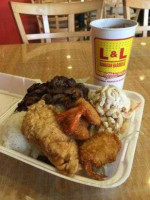 L L Hawaiian Barbeque food