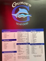 George's Seafood Company menu
