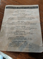 Zorn Brew Works menu