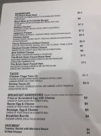 The Brick Bistro Brew menu