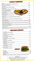 Hungry Hobo Coffee Shop menu