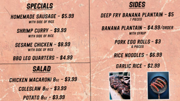 Famous Sgt Bob Smoke Bbq And Grill menu