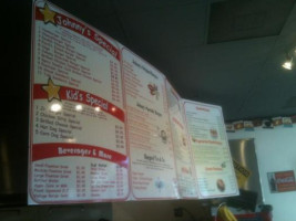 Johhny's Burgers menu