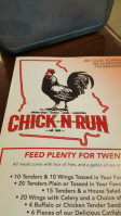 Chick-n-run menu