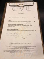 Eve American Bistro menu