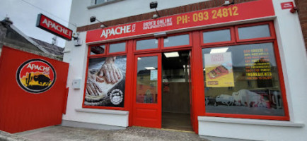 Apache Pizza inside
