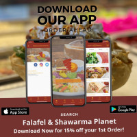 Falafel Shawarma Planet food