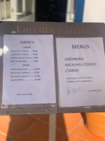 Cantinho Do Alentejo menu