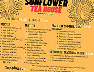 Sunflower Vietnamese menu