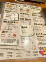 Park Avenue Bbq And Grill menu