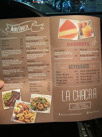La Chacra menu