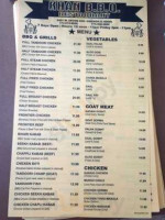 Khan Barbeque Restaurant menu
