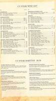 Carson Valley Inn menu