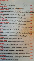 Pizzeria Golf menu