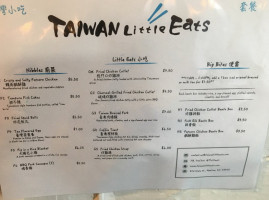 Taiwan Little Eats menu