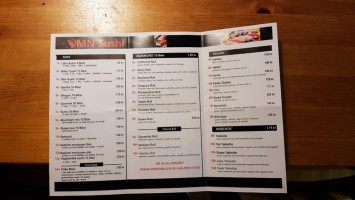 Mn Sushi menu