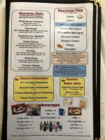 Keystone Truck Stop menu