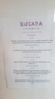 Busara Tysons Corner menu