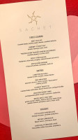 Sachet menu