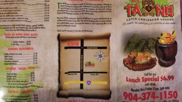 El Taino Bar And Restaurant menu
