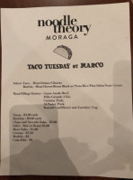 Noodle Theory menu