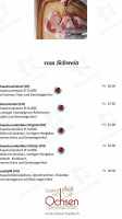 Gasthof Und Metzgerei Zum Ochsen Ag menu